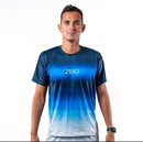 Camiseta Esportiva ZEIQ Degradê azul - Lucas Cherione