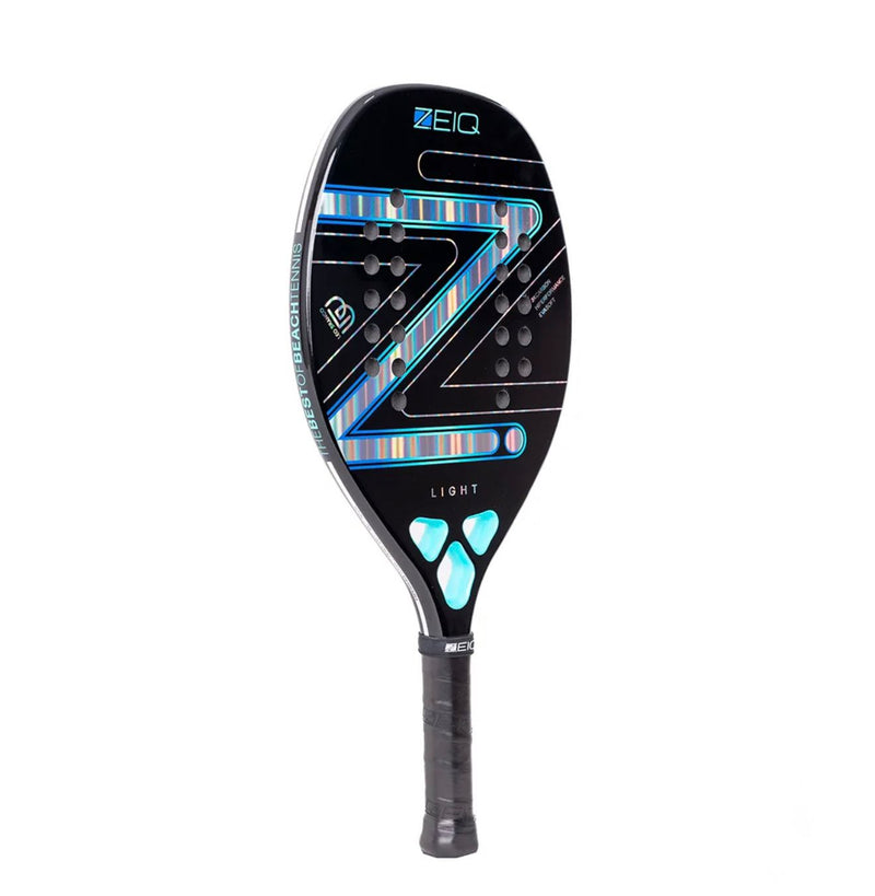Raquete de Beach Tennis LIGHT ZEIQ LÉO BRANCO- 3K