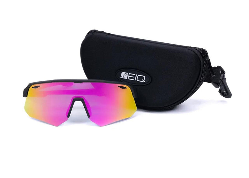 Óculos de Sol Esportivo ZEIQ HYBRID – Preto com Lente Laranja