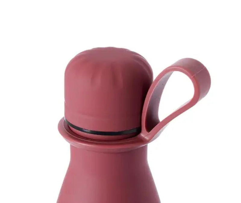 Garrafa Térmica EMBORRACHADA ZEIQ - Marsala (500ml)