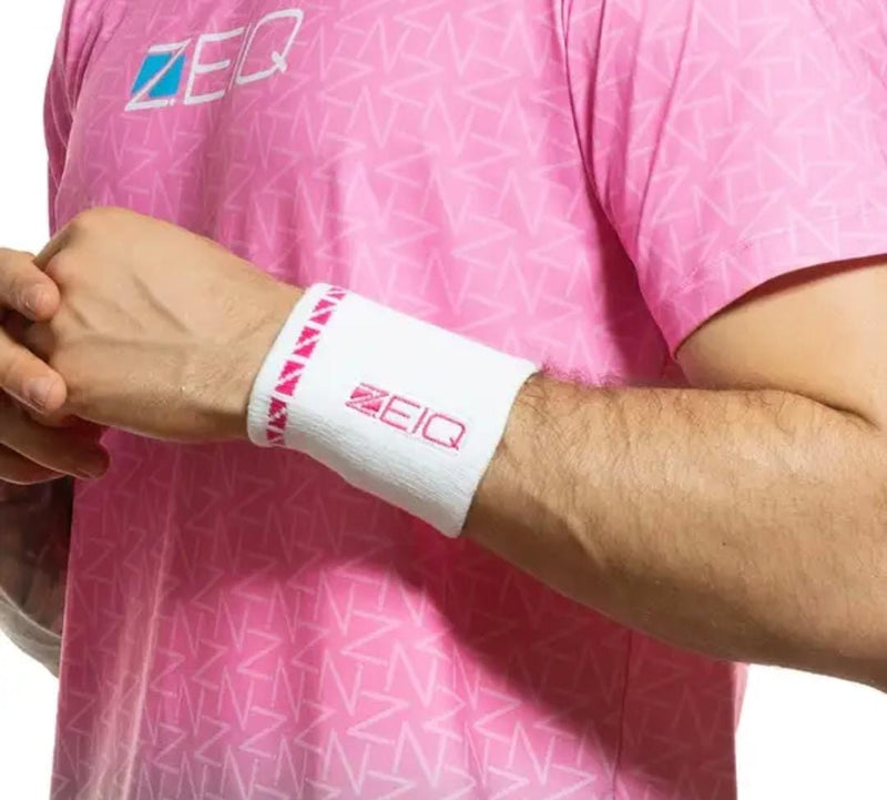 Munhequeira ZEIQ LINE - Branca e Rosa