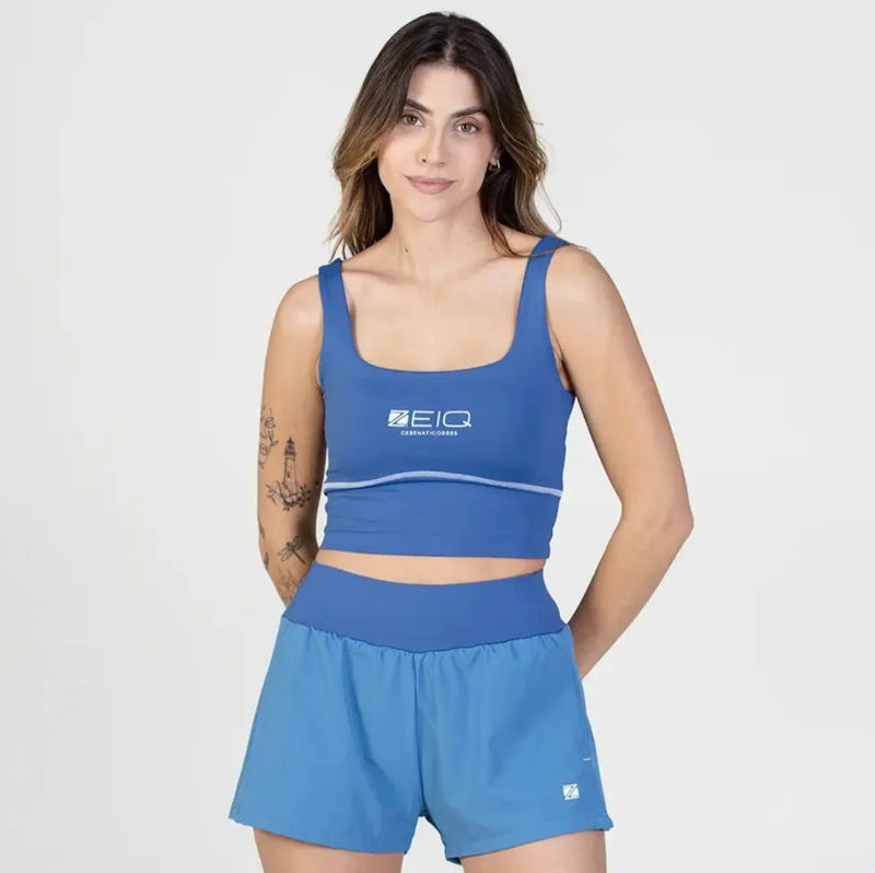 Short Duplo Mundial ZEIQ Luxo - Azul