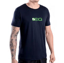 Camiseta Esportiva Slim ZEIQ Preta - Logo Verde e branco