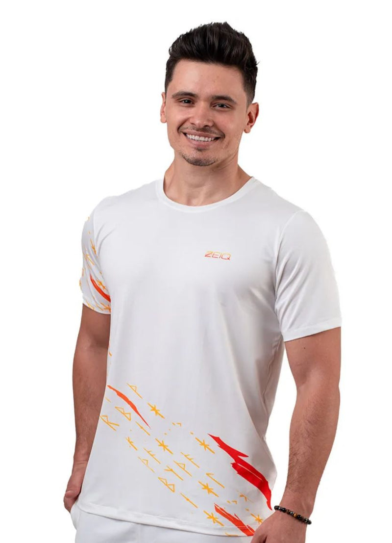 Camiseta Esportiva Ragnarok ZEIQ Branca