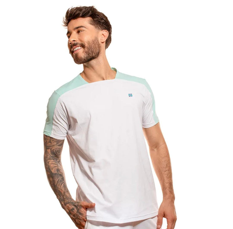 Camiseta Esportiva ZEIQ Slim Vintage - Green Ghost