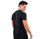 Camiseta Esportiva ZEIQ Slim Dry - Preta com prata