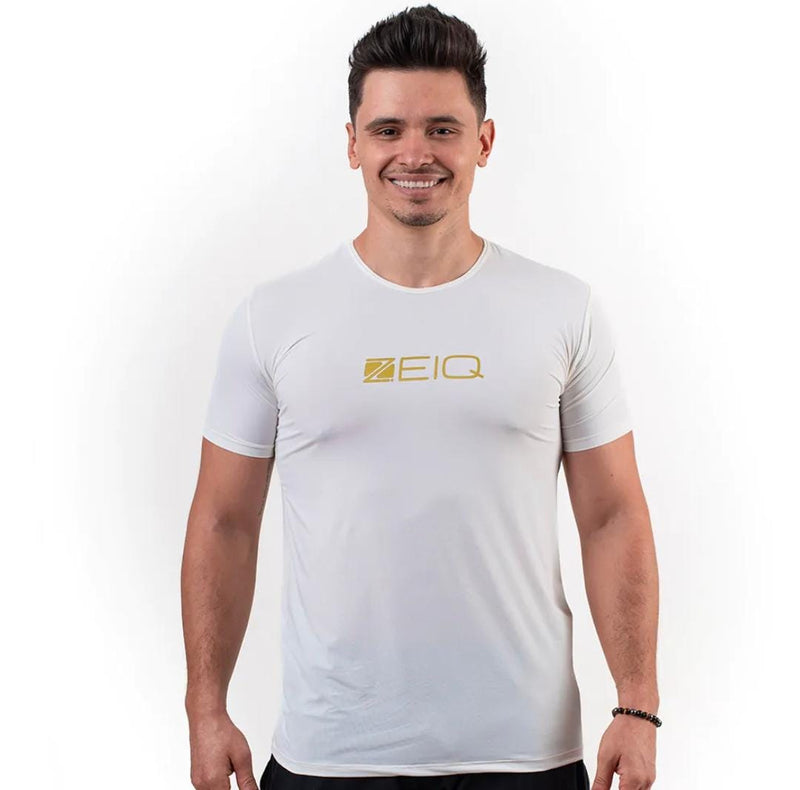 Camiseta Esportiva ZEIQ Slim Dry - Off White