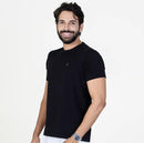 Camiseta Casual Comfort ZEIQ - Preta