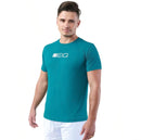 Camiseta Esportiva ZEIQ Slim Verde petróleo - Logo Branco