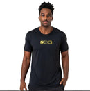 Camiseta Esportiva Slim Dry ZEIQ Preta – Logo Dourado