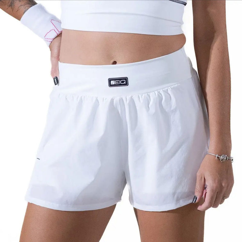 Short Duplo Core ZEIQ Julia Nogueira - Branco