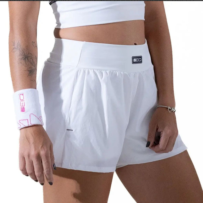 Short Duplo Core ZEIQ Julia Nogueira - Branco