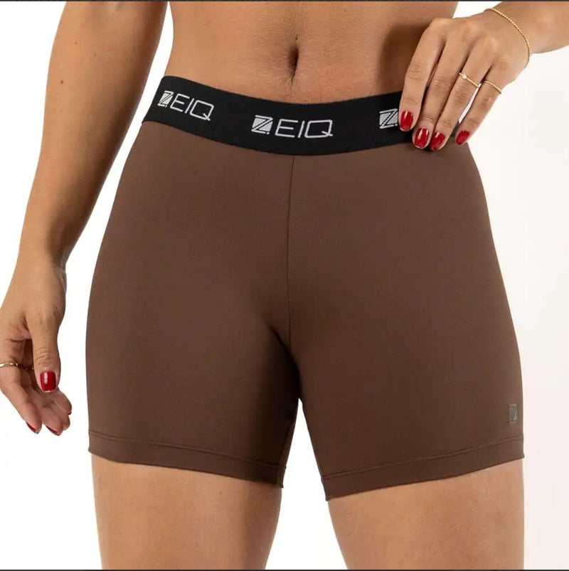 Short Feminino Easy ZEIQ - Cacau