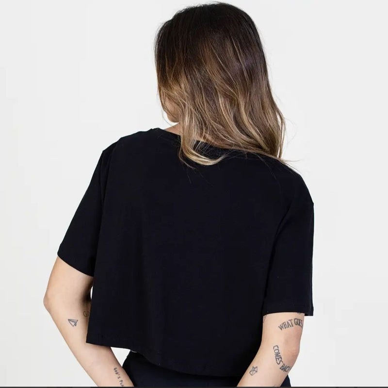 Cropped Casual ZEIQ - Preto