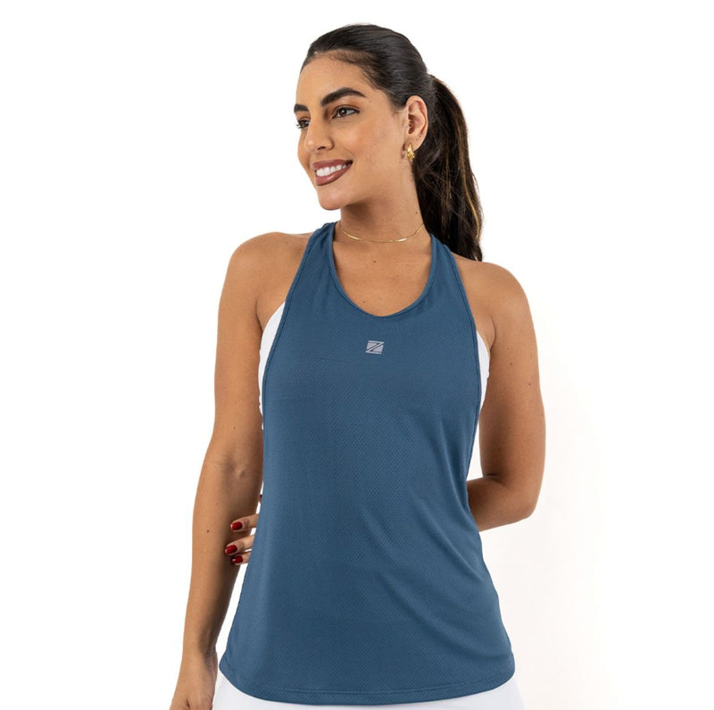 Regata Feminina Nadador Line Dry ZEIQ Marina Blue
