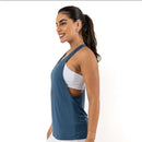 Regata Feminina Nadador Line Dry ZEIQ Marina Blue