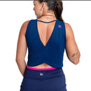 Cropped Deep Julia Nogueira ZEIQ - Azul Marinho