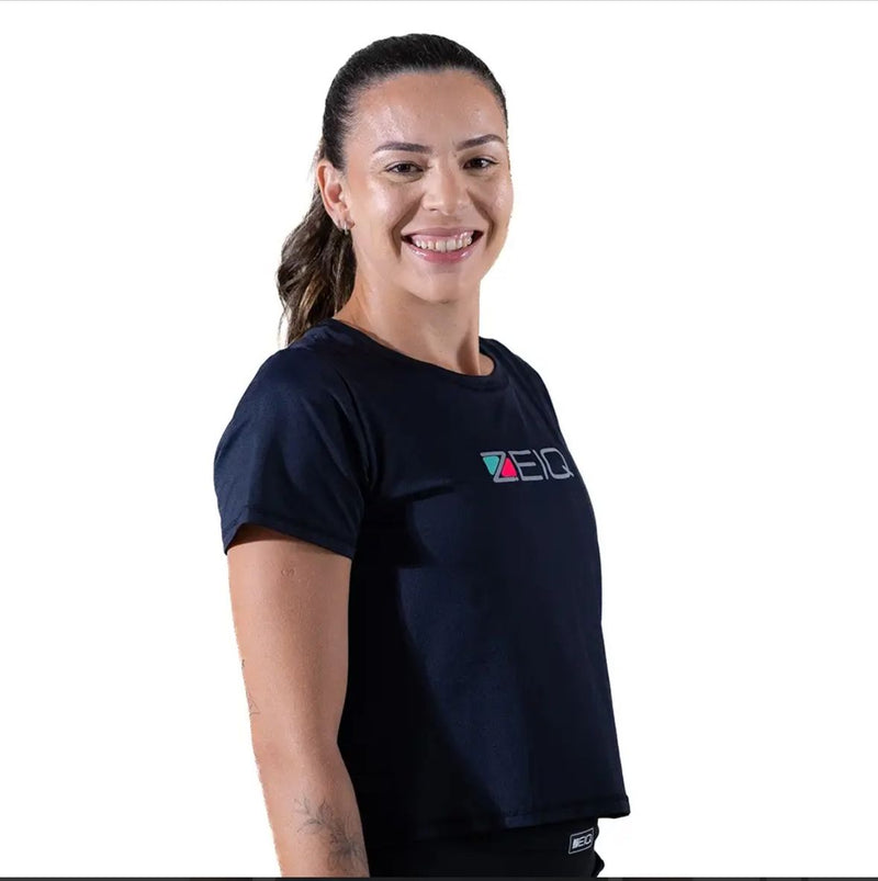 Cropped Soft Dry ZEIQ Julia Nogueira - Preto