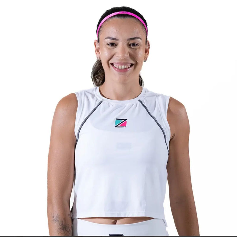 Cropped Clip Dry ZEIQ Julia Nogueira - Branco