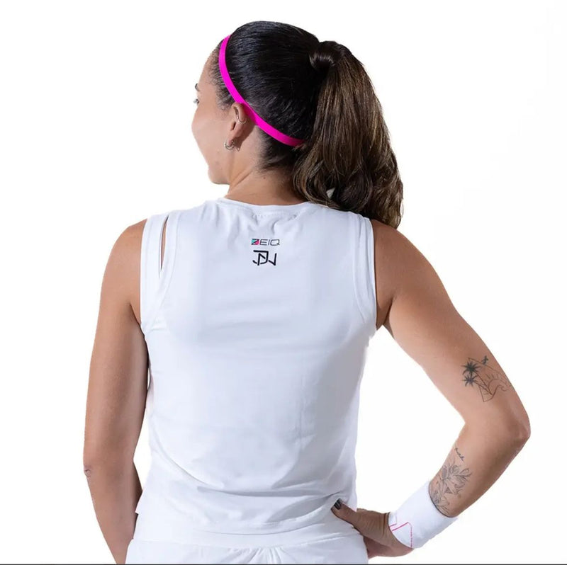 Cropped Clip Dry ZEIQ Julia Nogueira - Branco