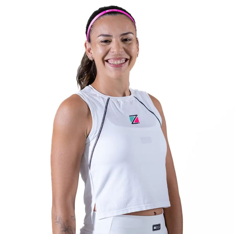 Cropped Clip Dry ZEIQ Julia Nogueira - Branco