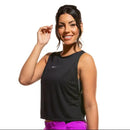 Cropped Essential ZEIQ Black – Logo Cinza