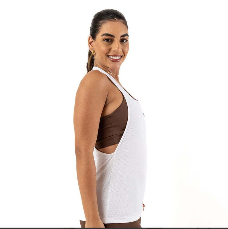 Regata Feminina Nadador Line Dry ZEIQ Branca