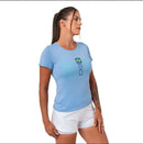 Baby Look Esportiva ZEIQ Ice Blue