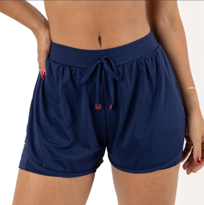 Short Duplo Balance ZEIQ - Azul Marinho