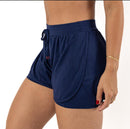 Short Duplo Balance ZEIQ - Azul Marinho