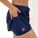 Short Duplo Balance ZEIQ - Azul Marinho