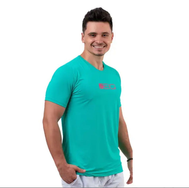 Camiseta Esportiva Slim Dry ZEIQ Verde Oceani