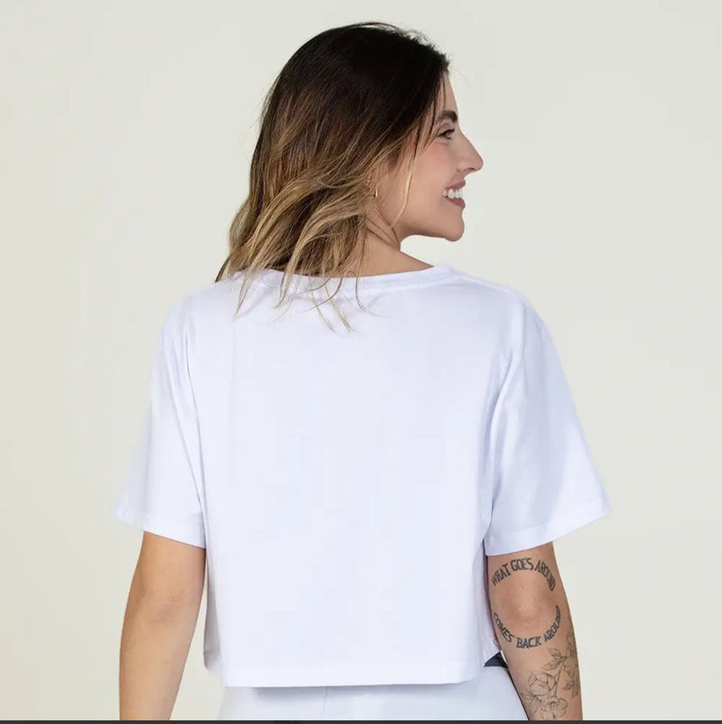 Cropped Casual ZEIQ - Branco